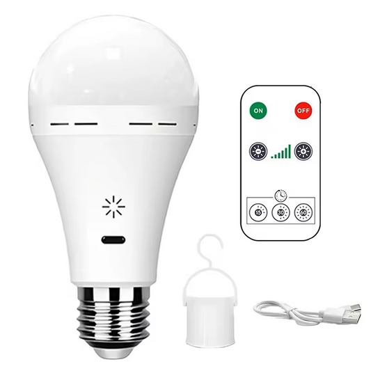 ŁADOWALNA ŻARÓWKA LED USB-C Z PILOTEM