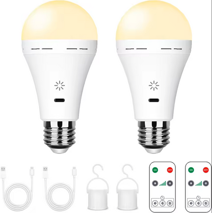 ŁADOWALNA ŻARÓWKA LED USB-C Z PILOTEM